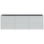 Voir la diapositive 4 : VIDAXL Lit sureleve de jardin 240x40x77 cm Acier galvanise Argente