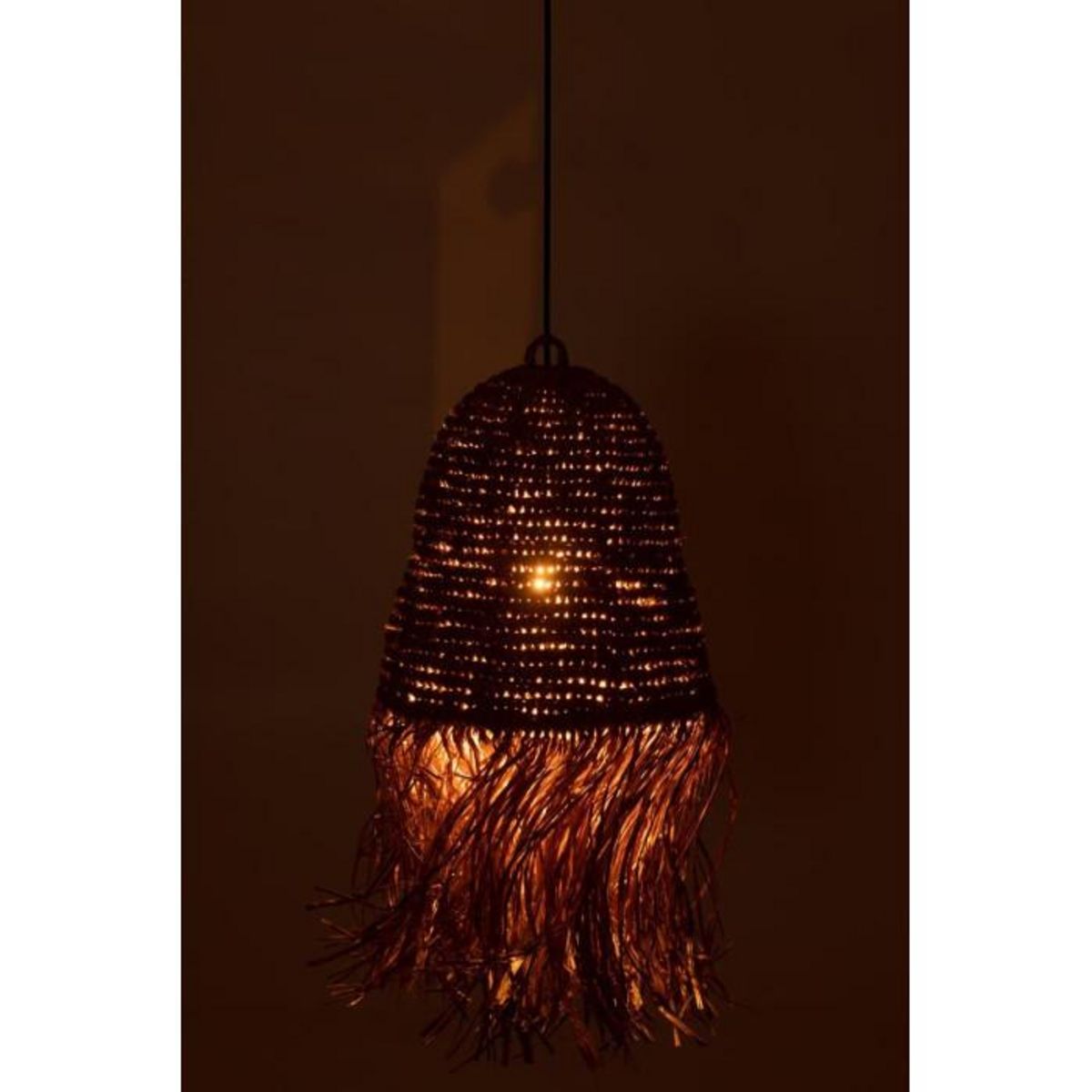 Paris Prix Abat-Jour à Franges  Sisal  37cm Naturel