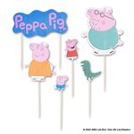 DR.OETKER 12 décorations de gâteau d'anniversaire Dr. Oetker Peppa Pig