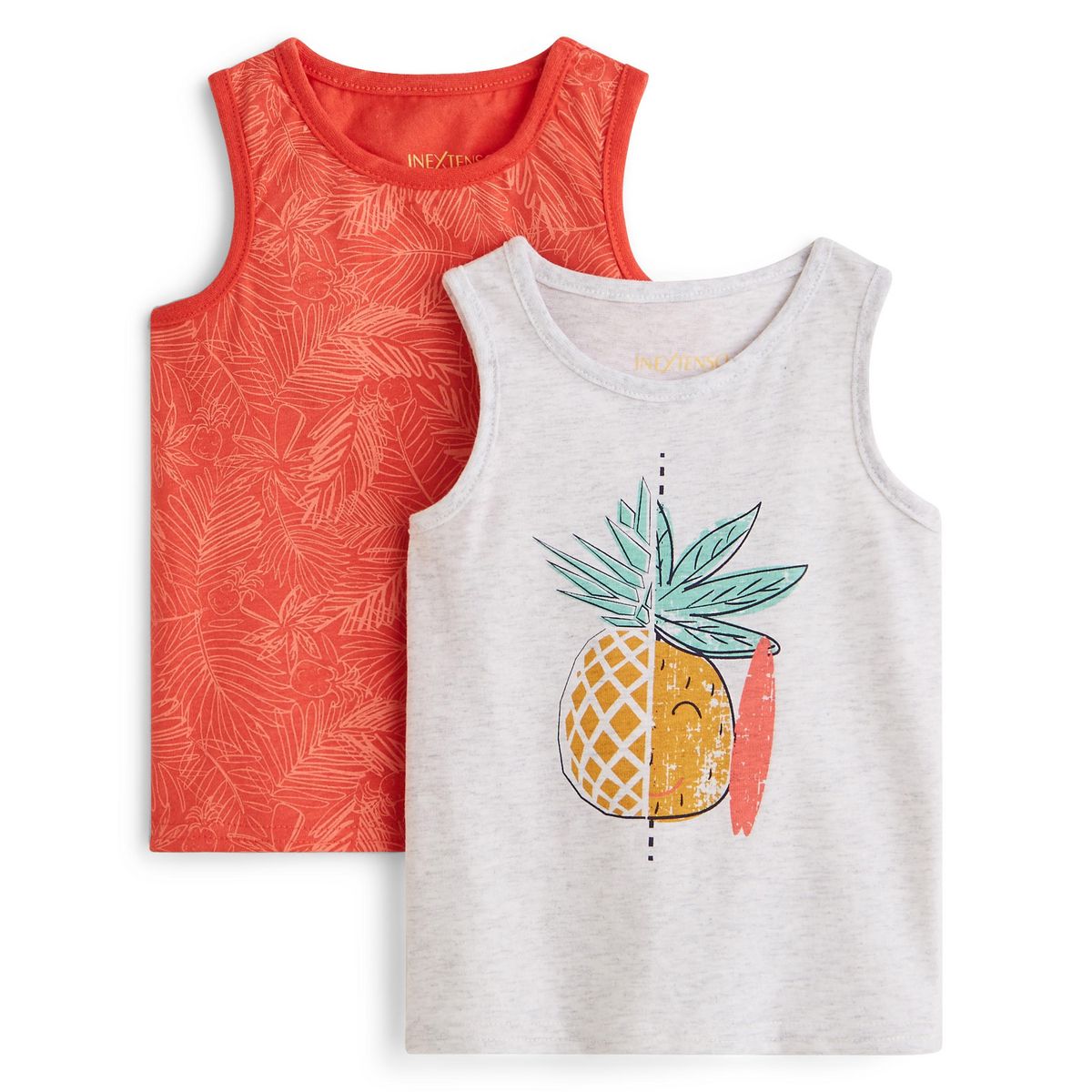 IN EXTENSO Lot de 2 débardeurs bébé garçon