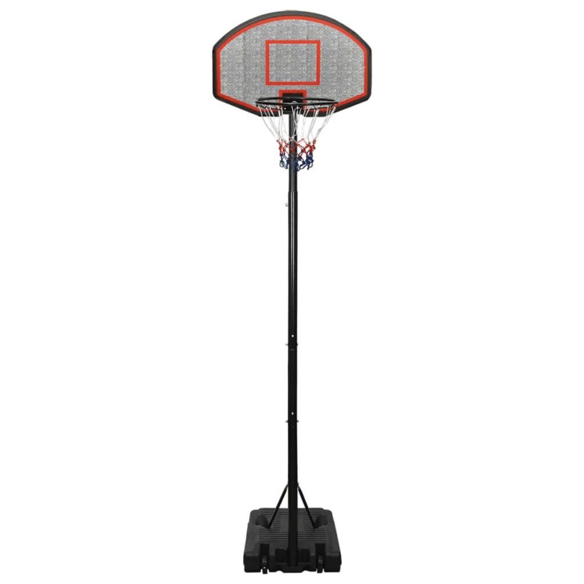VIDAXL Support de basket-ball Noir 282-352 cm Polyethylene