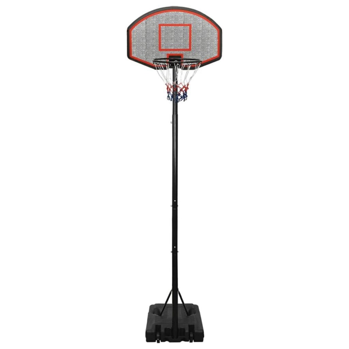 VIDAXL Support de basket-ball Noir 282-352 cm Polyethylene