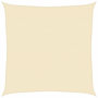 Voir la diapositive 2 : VIDAXL Voile d'ombrage 160 g/m^2 Creme 7x7 m PEHD
