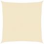 Voir la diapositive 2 : VIDAXL Voile d'ombrage 160 g/m^2 Creme 7x7 m PEHD