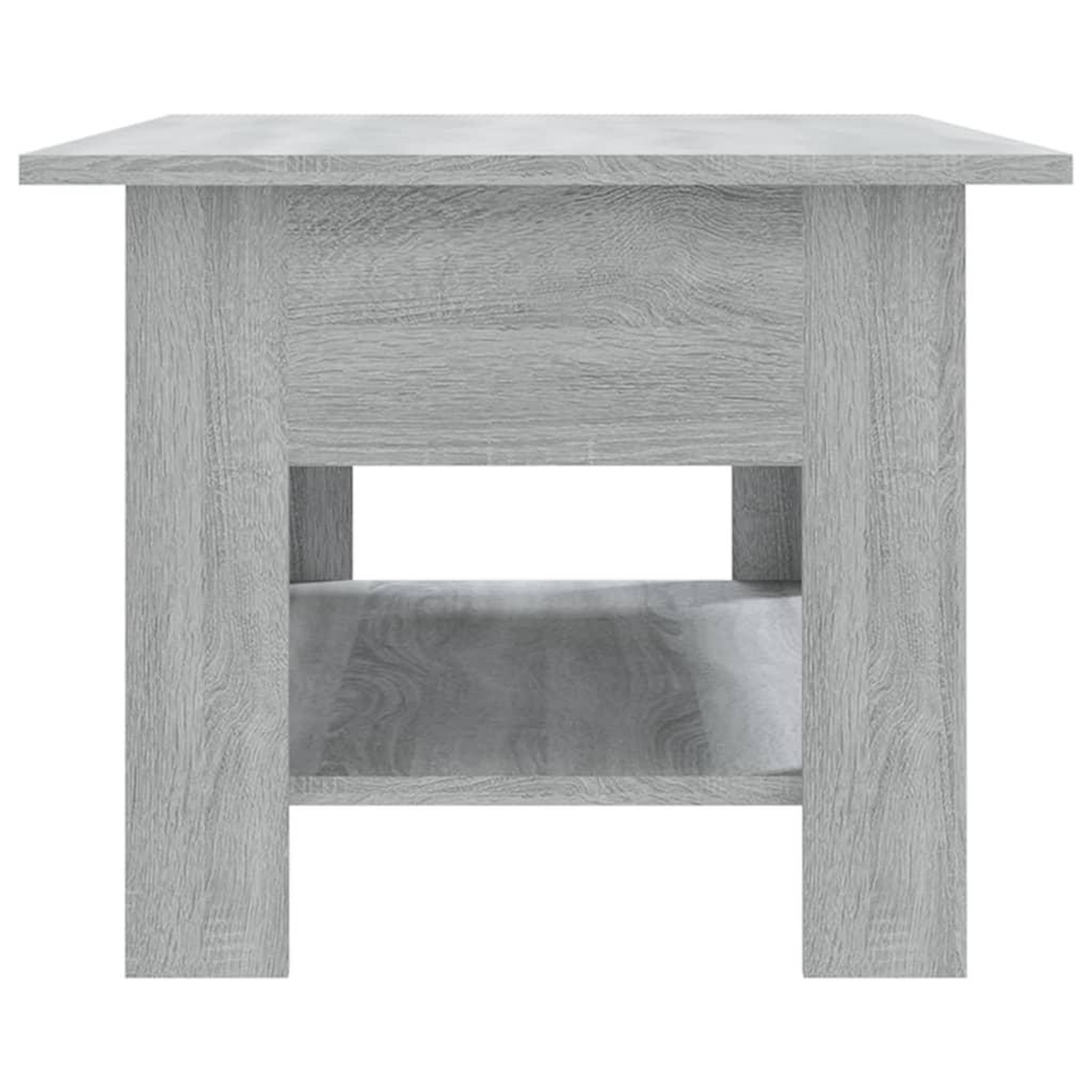 Voir la diapositive 4 : VIDAXL Table basse sonoma gris 102x55x42 cm bois d'ingenierie