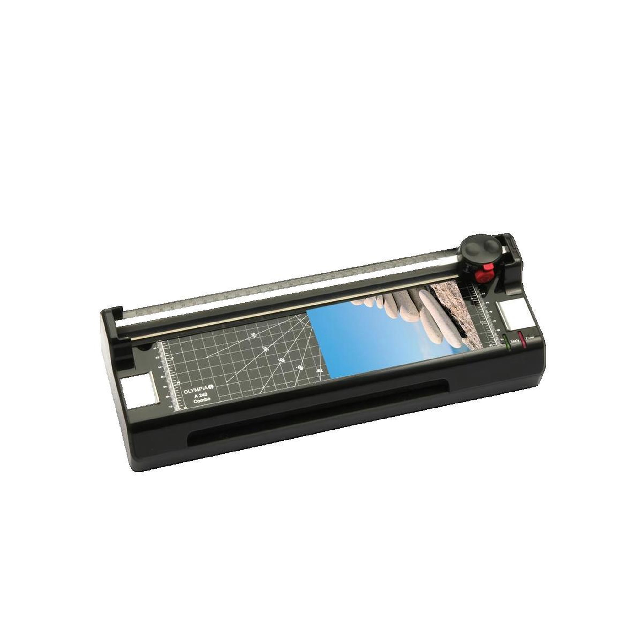 Voir la diapositive 2 : OLYMPIA Plastifieuse Olympia A 240 Combo Laminage à chaud et à froid A4