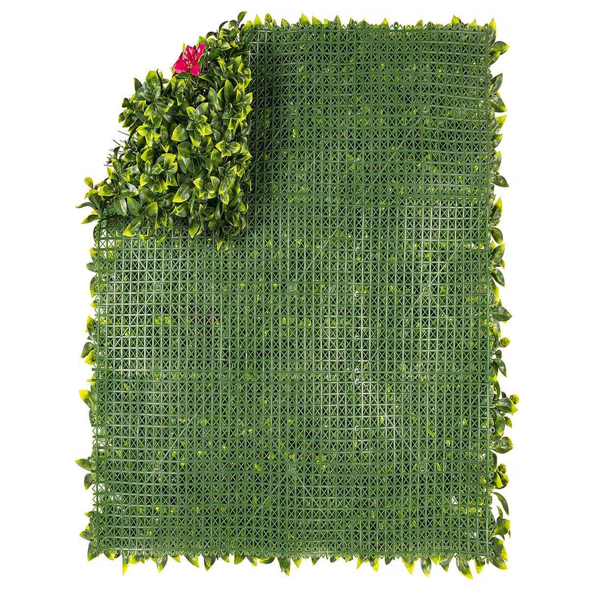 Voir la diapositive 3 : Nortene Panneau décoratif de feuillage bougainvillier synthétique VILLA - 1x1m - Vert