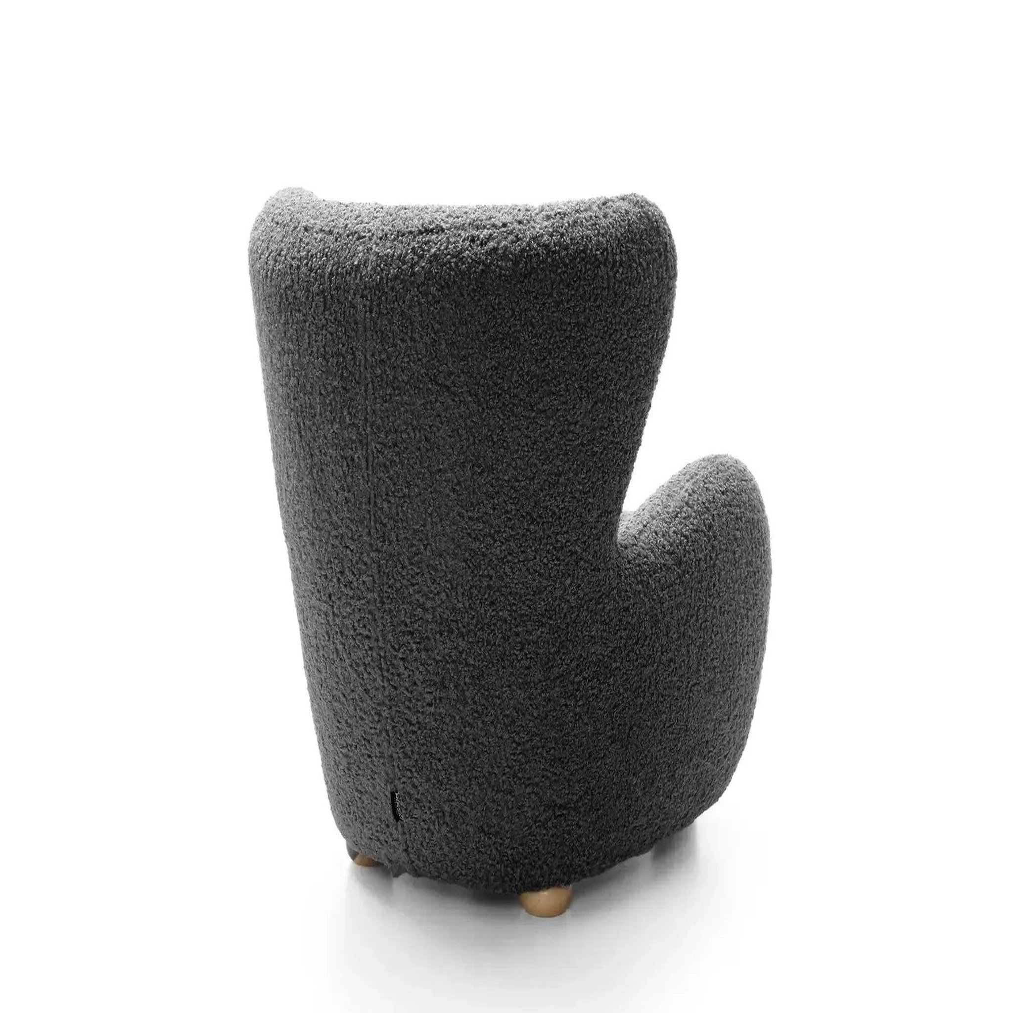 Voir la diapositive 5 : CASANOVA PARIS Lili - fauteuil tissu bouclette