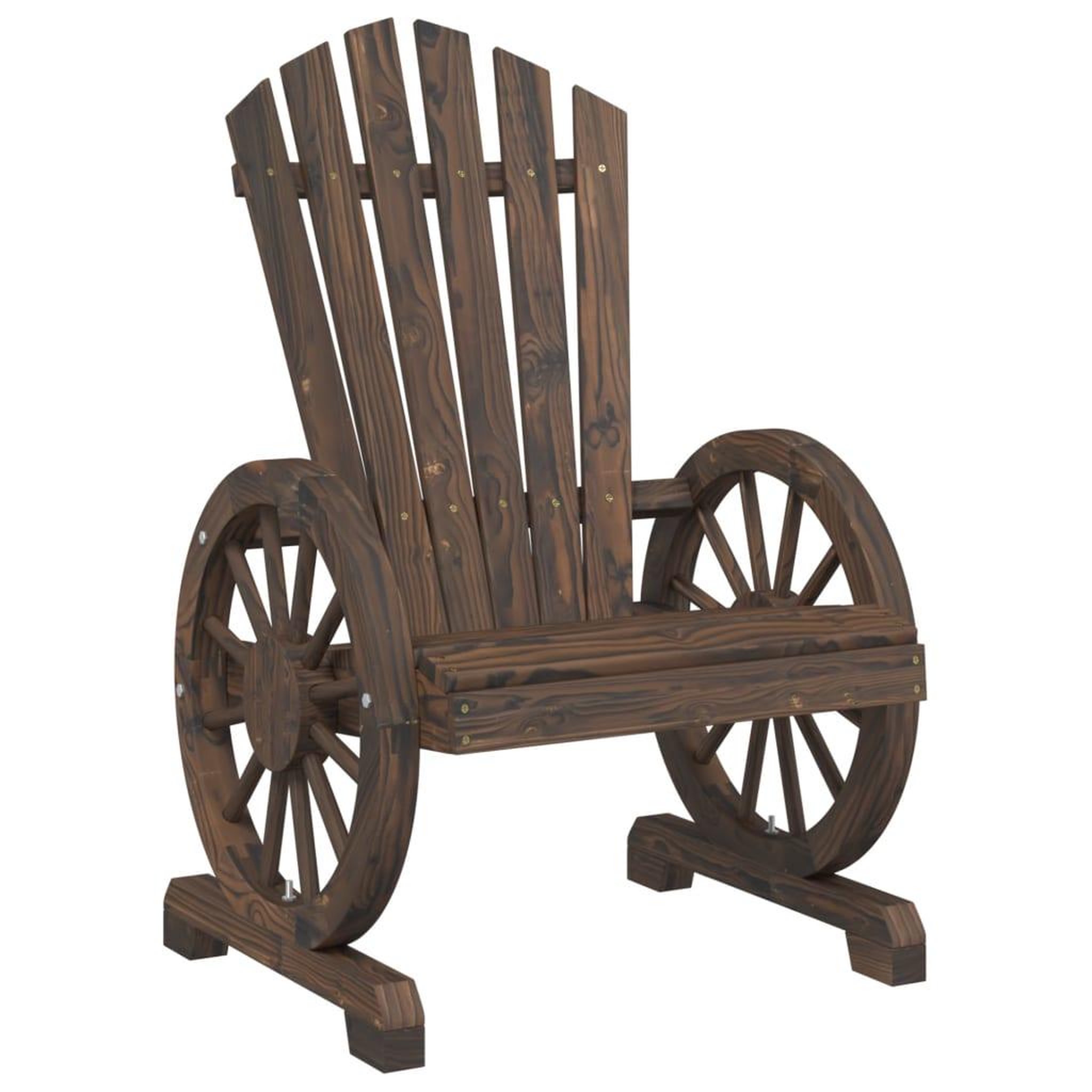 Voir la diapositive 4 : VIDAXL Chaises de jardin Adirondack lot de 4 bois de sapin massif