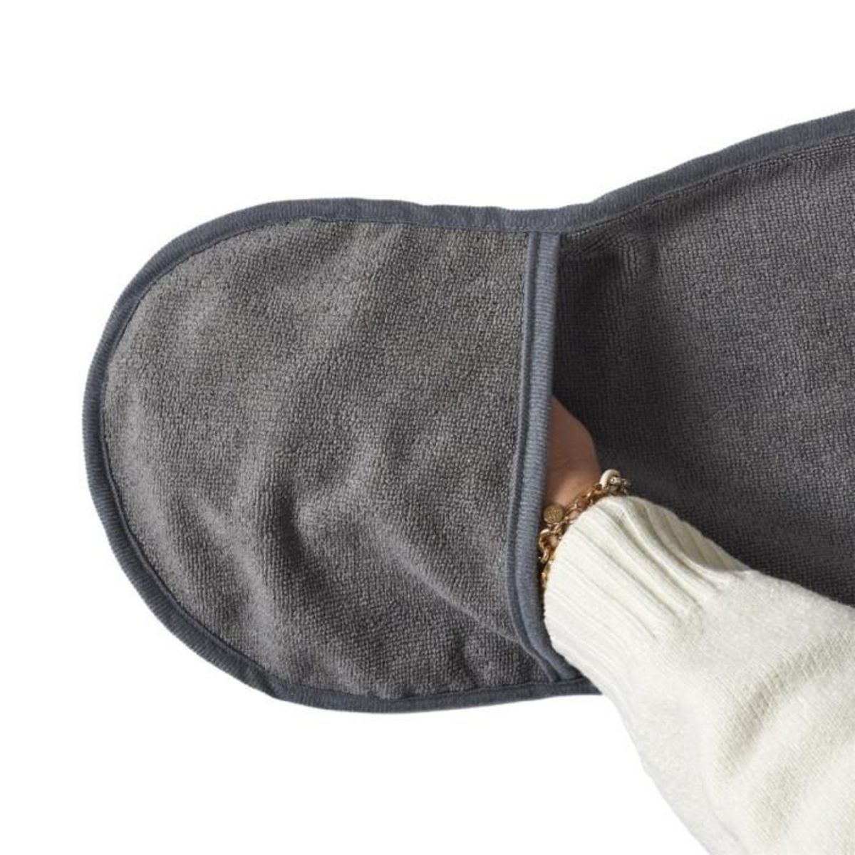 Paris Prix Serviette en Microfibre  Animaux  65cm Gris