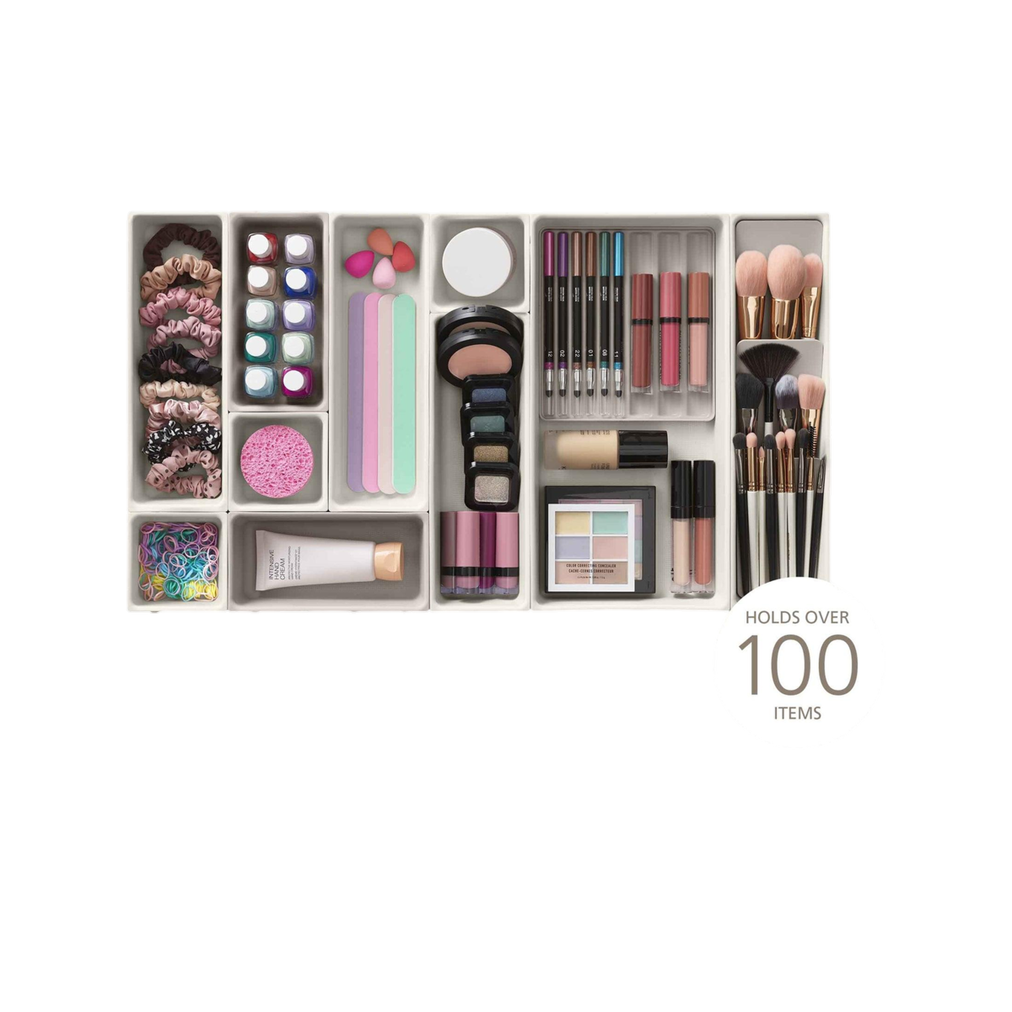 Joseph Joseph Organisateur de maquillage modulaire Joseph Joseph  beige