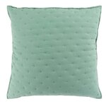Paris Prix Housse de Coussin  Mellow  60x60cm Menthe & Blanc