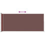 Voir la diapositive 3 : VIDAXL Auvent lateral retractable de patio 180x500 cm Marron