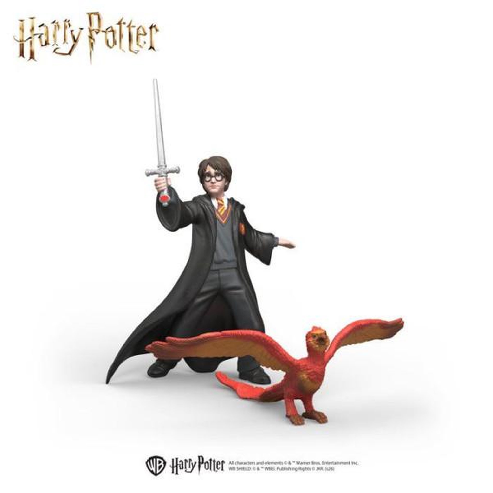 Voir la diapositive 2 : Schleich Figurine harry & fumseck avec l'épée - schleich 14994 - gamme harry potter?