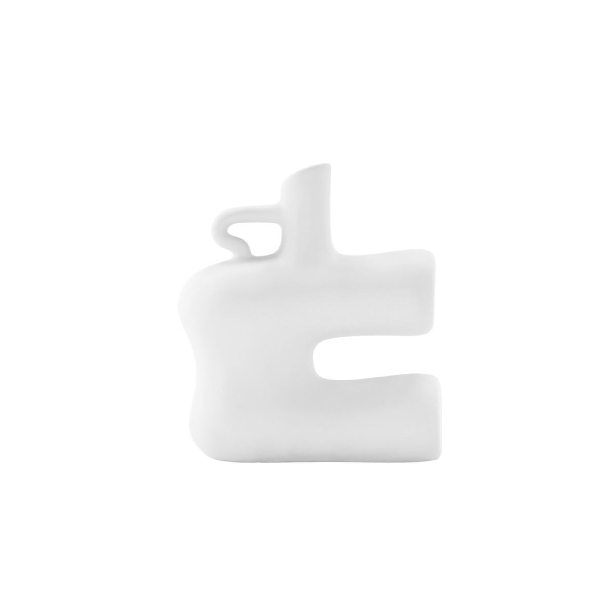 Voir la diapositive 5 : Paris Prix Vase design en céramique  dity  19cm blanc