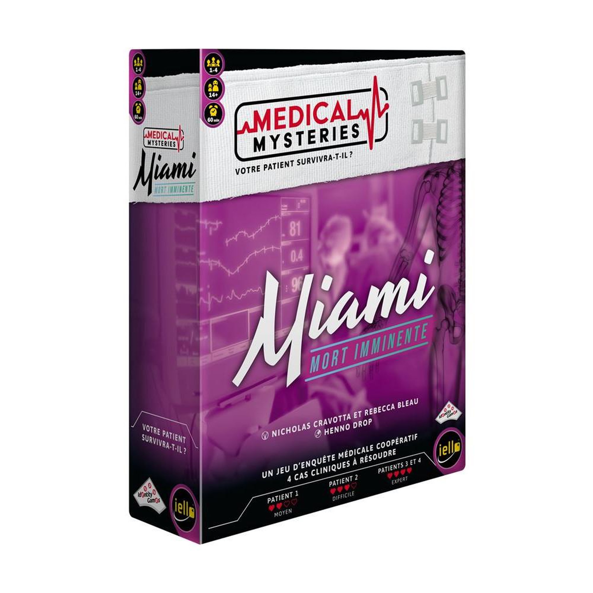 Iello Jeu d enquête Iello Medical Mysteries Miami