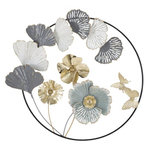 Paris Prix Décoration Murale Ronde en Métal  Campur  78cm Multicolore