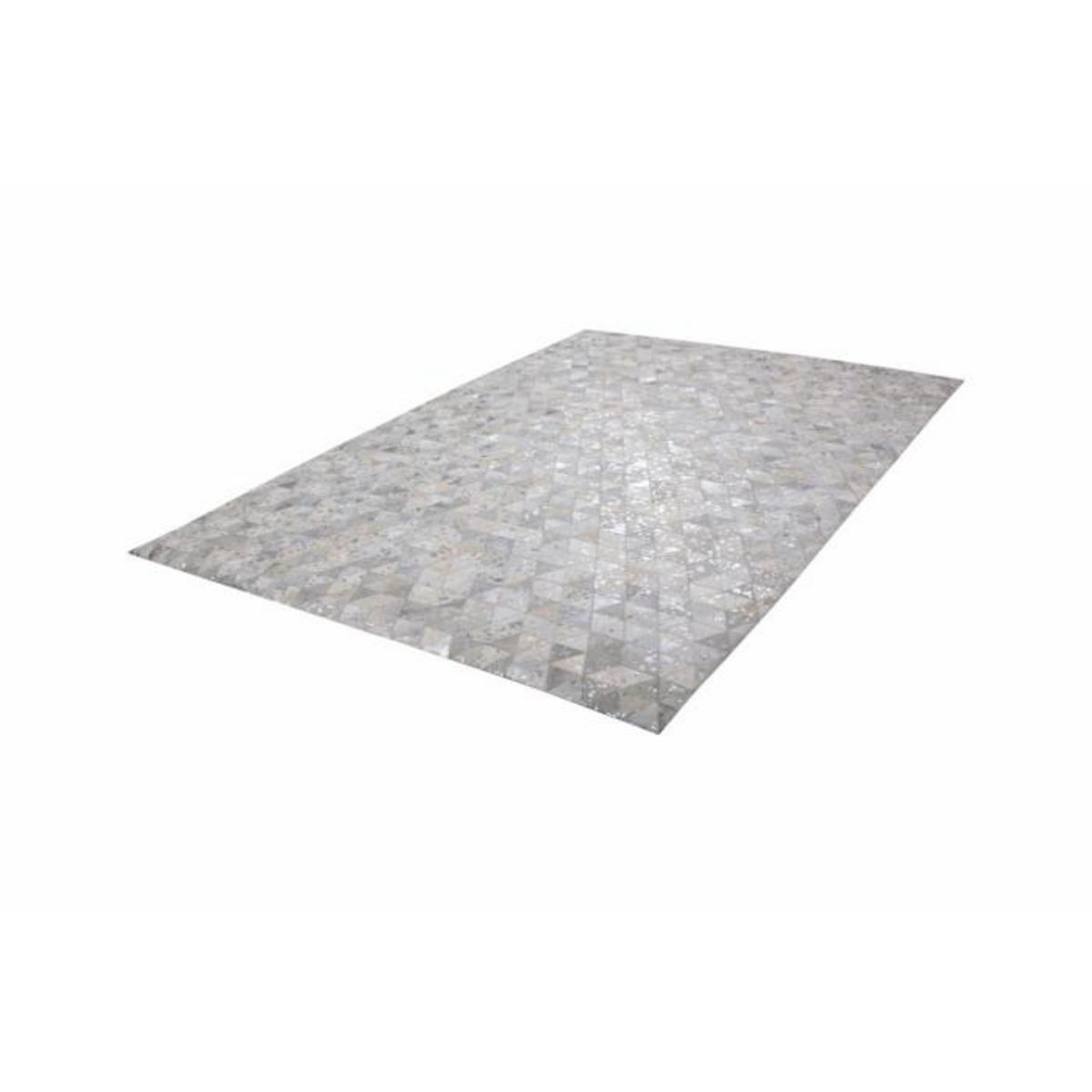 Paris Prix Tapis Patchwork Fait Main  Rocket  Gris & Argent
