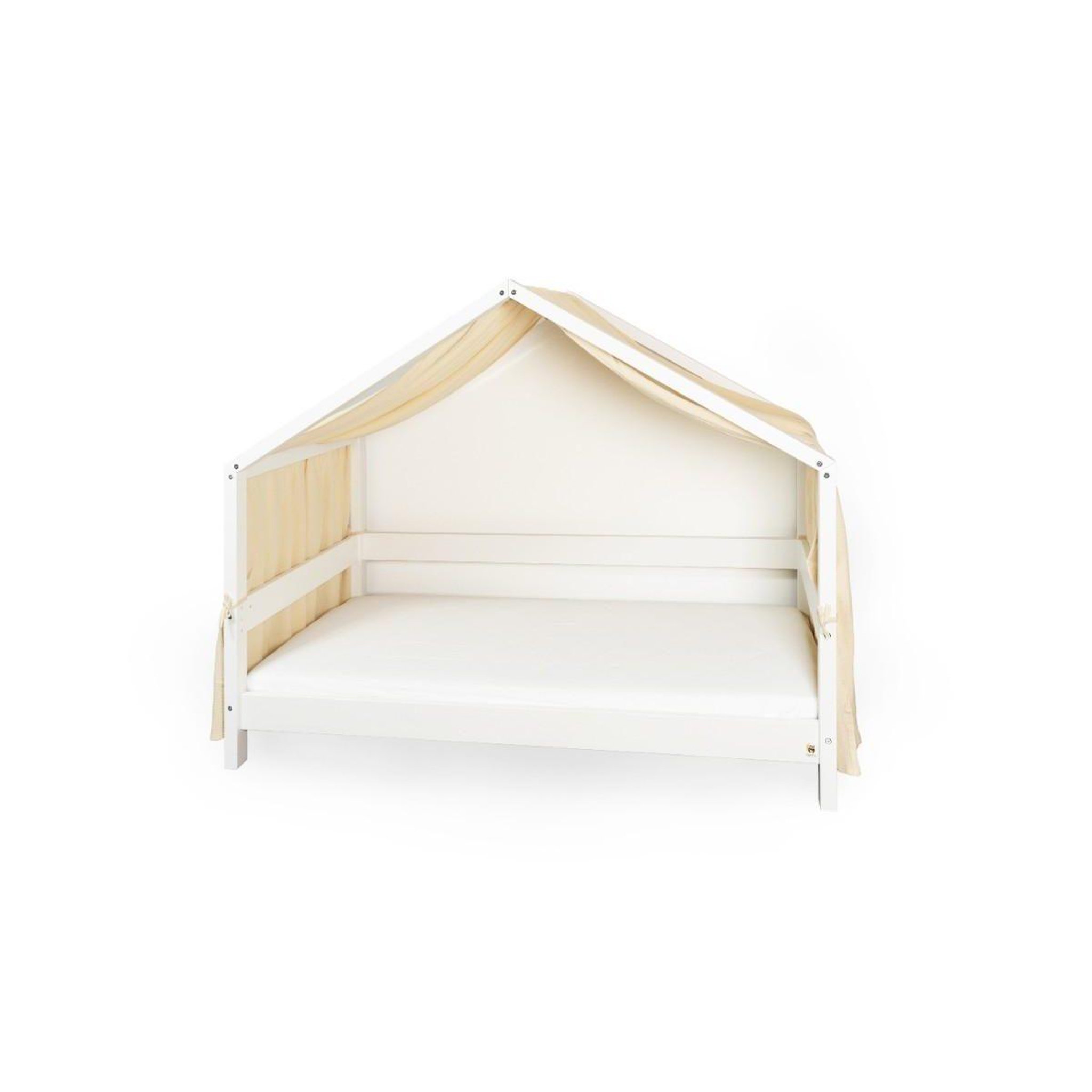 Voir la diapositive 3 : YAPPY KIDS YappyMuslin - Rideaux pour lit YappyHytte 75x360 cm - Beige