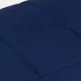 VIDAXL Couverture lestee Bleu 135x200 cm 6 kg Tissu