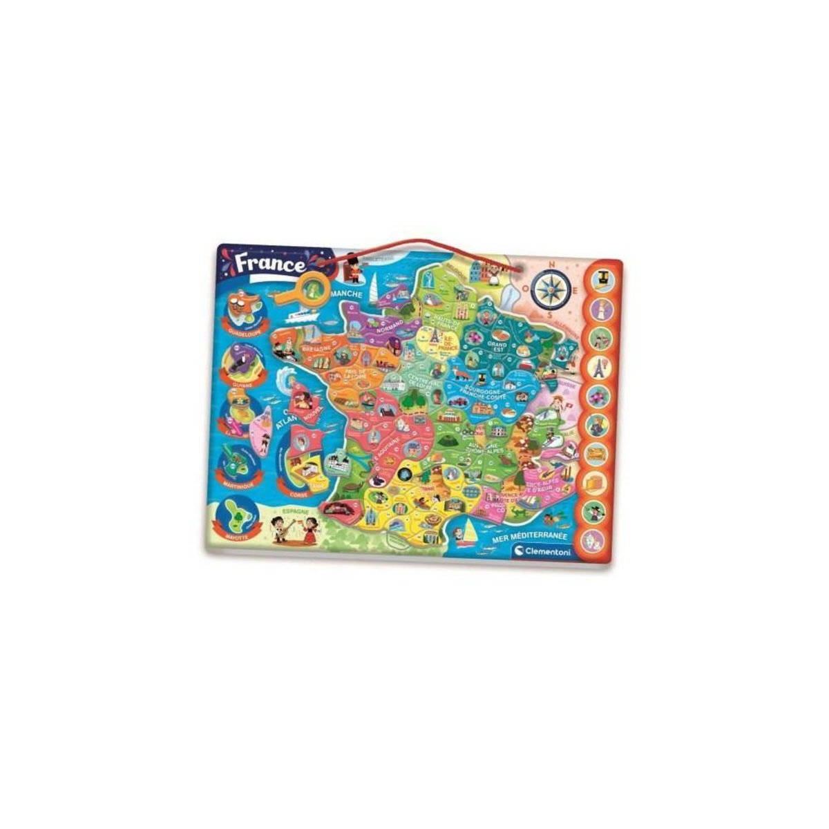 CLEMENTONI CLEMENTONI - Puzzle magnétique de la France