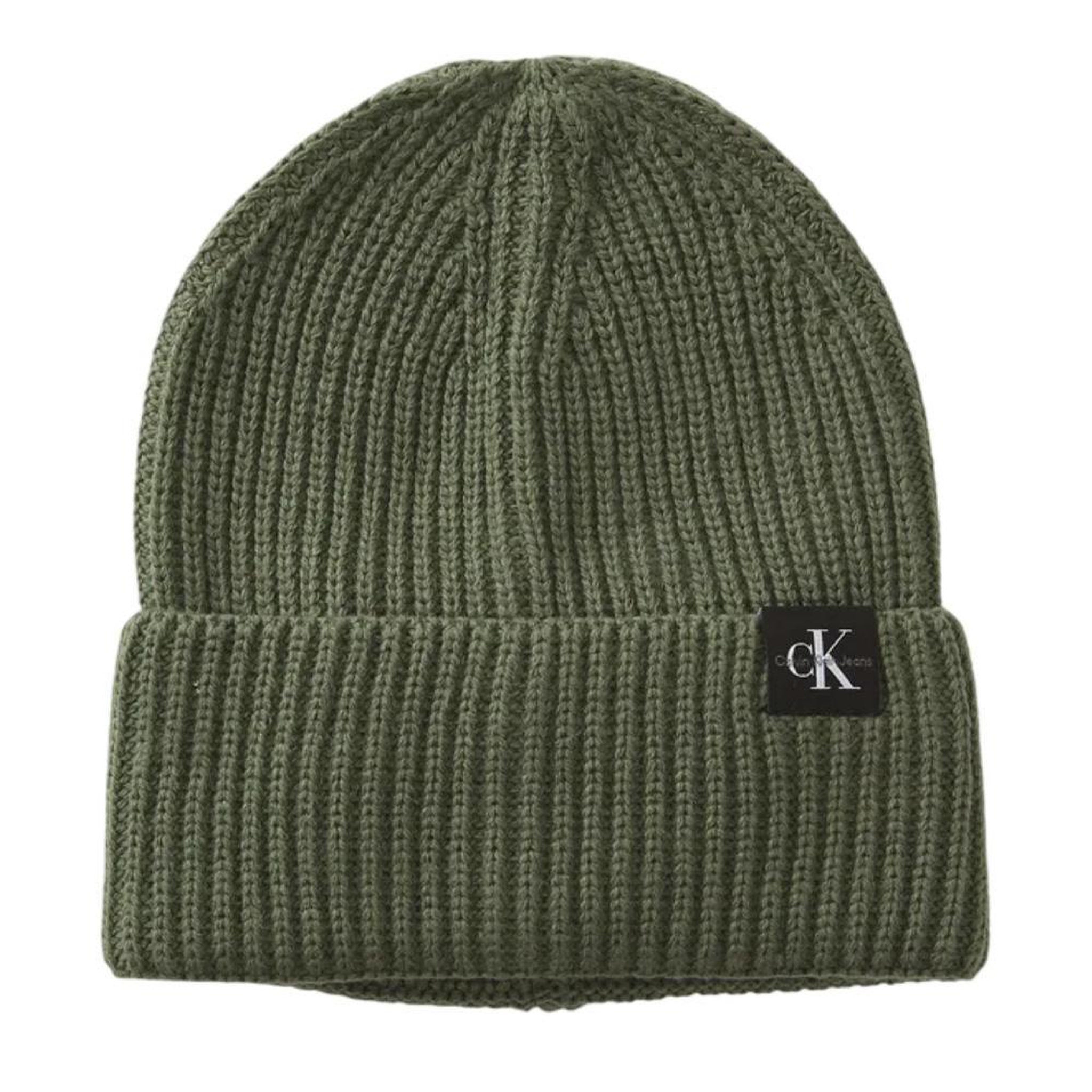Calvin Klein Bonnet Kaki Femme Calvin Klein Jeans Beanie. Coloris disponibles : Vert