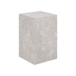 LISA DESIGN Pula - bout de canapé haut - effet marbre - 30 cm. Coloris disponibles : Beige