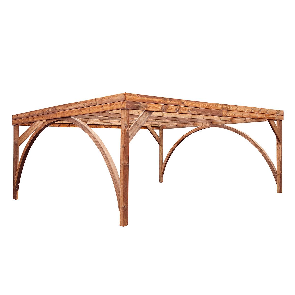 Carport bois / 27,92 m²