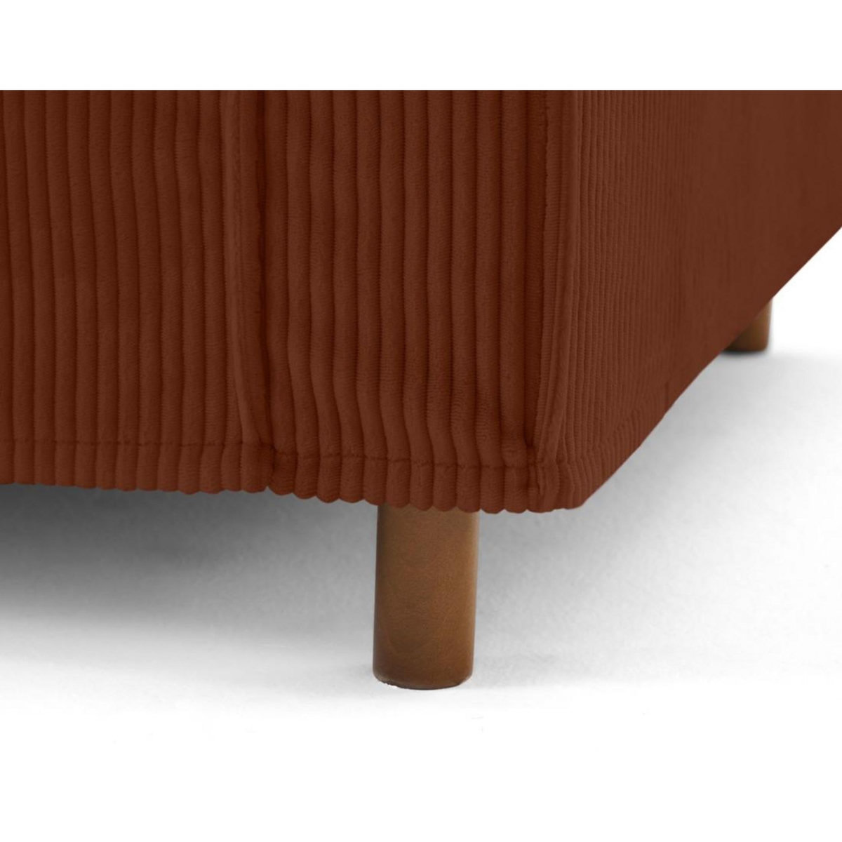 LISA DESIGN Jake - canapé déhoussable d'angle gauche 5 places en velours côtelé