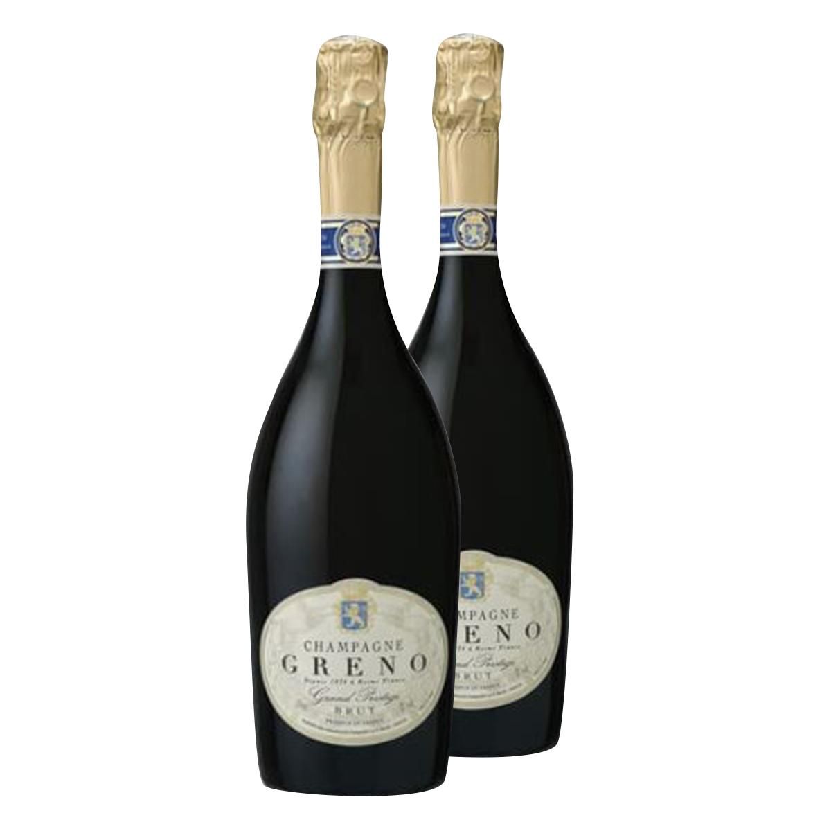 Greno Lot de 2 Greno Champagne Brut 75cl