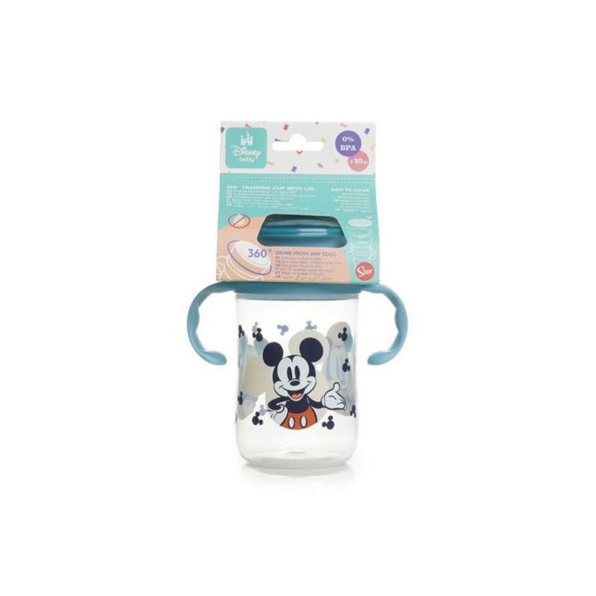 THERMOBABY TASSE D'APPRENTISSAGE 360 DEGRES - 360 training cup with lid MICKEY
