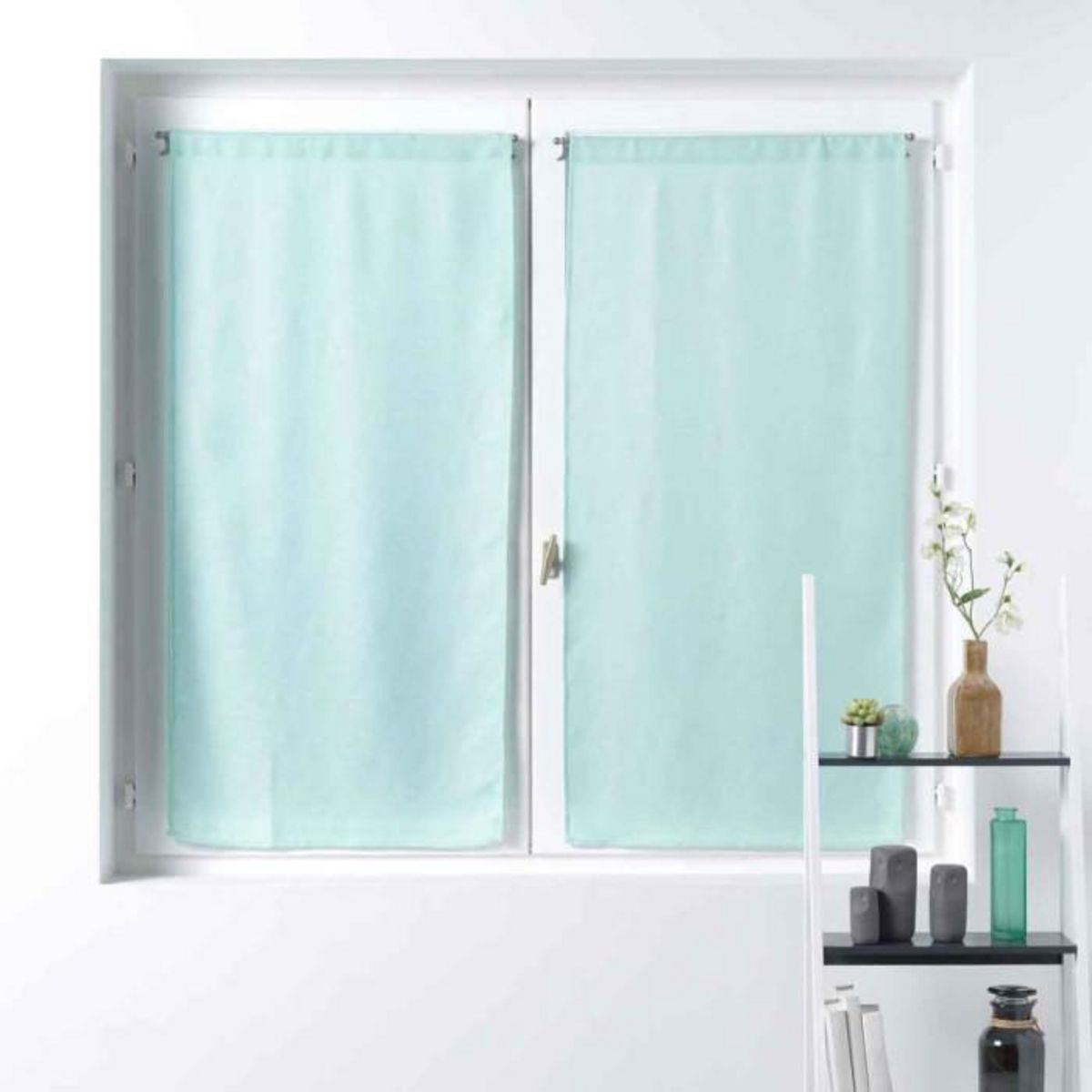 Paris Prix Paire de Voilages  Soane  60x160cm Menthe