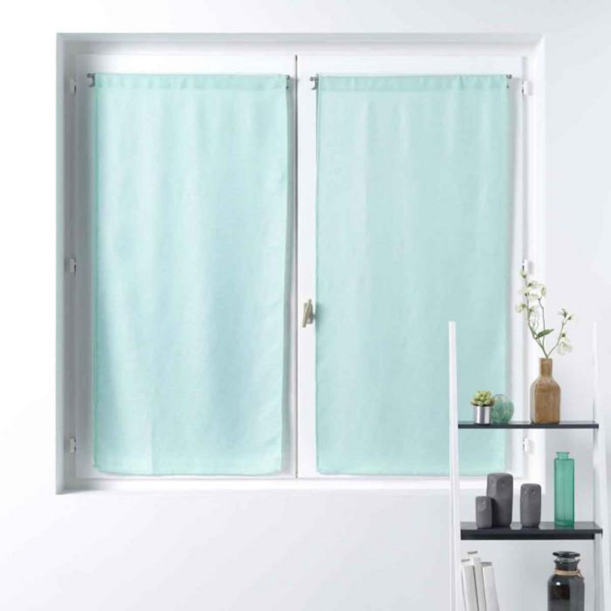 Paris Prix Paire de Voilages  Soane  60x160cm Menthe