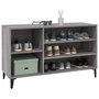 Voir la diapositive 4 : VIDAXL Armoire a chaussures Sonoma gris 102x36x60 cm Bois d'ingenierie