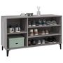 Voir la diapositive 4 : VIDAXL Armoire a chaussures Sonoma gris 102x36x60 cm Bois d'ingenierie