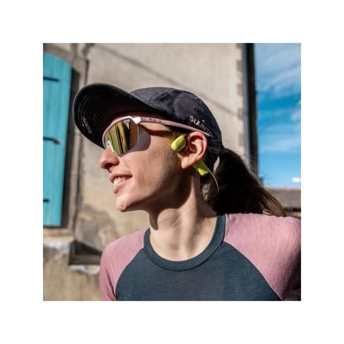 Suunto Ecouteurs sans fil a conduction osseuse Suunto - Sonic vert lime