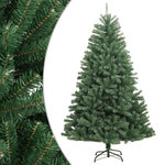 VIDAXL Sapin de Noël artificiel a charnieres avec support vert 150 cm