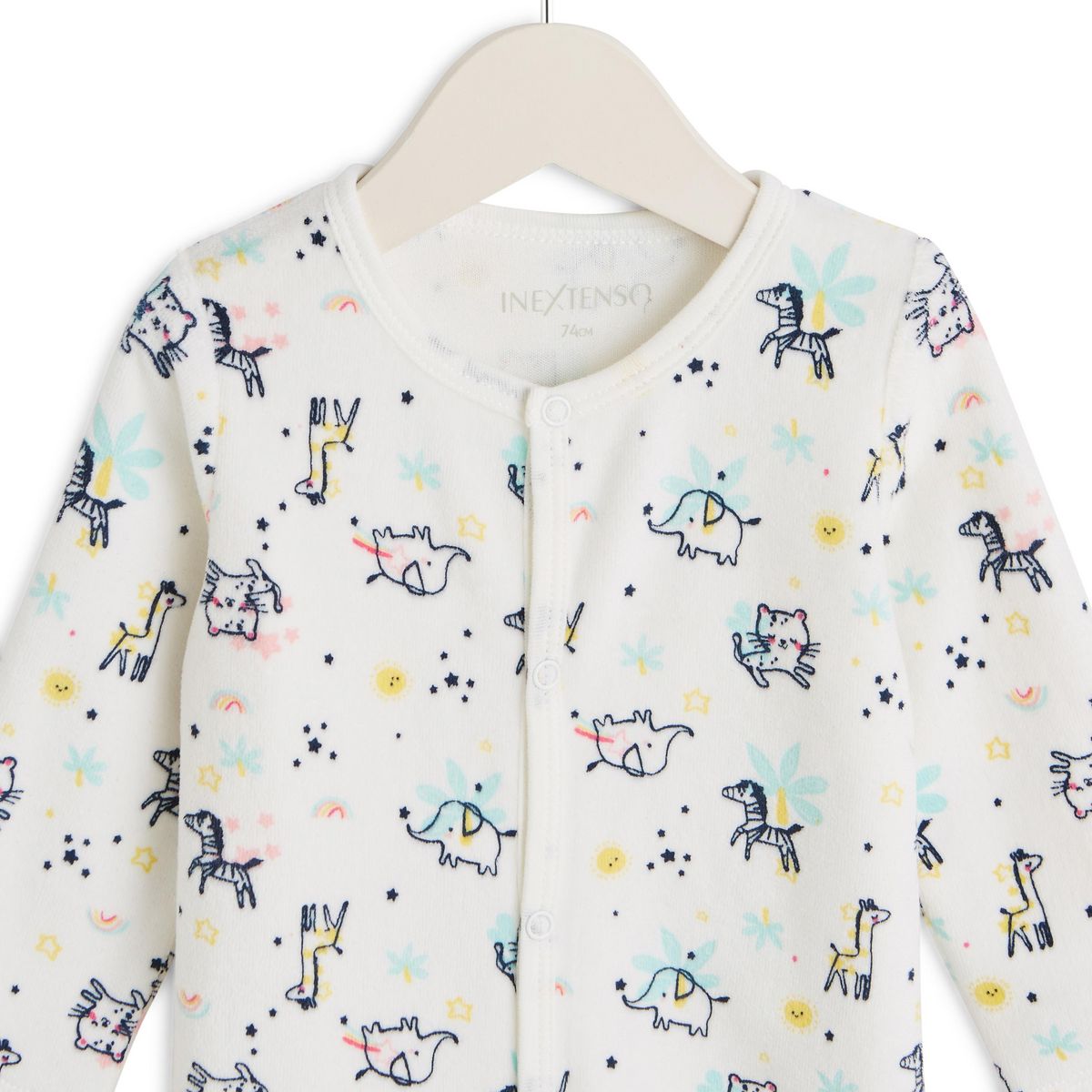 IN EXTENSO Dors bien velours bébé fille