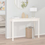 Voir la diapositive 1 : VIDAXL Table console Blanc 110x40x75 cm Bois massif de pin