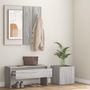 Voir la diapositive 3 : VIDAXL Ensemble de meubles de couloir Sonoma gris Bois d'ingenierie