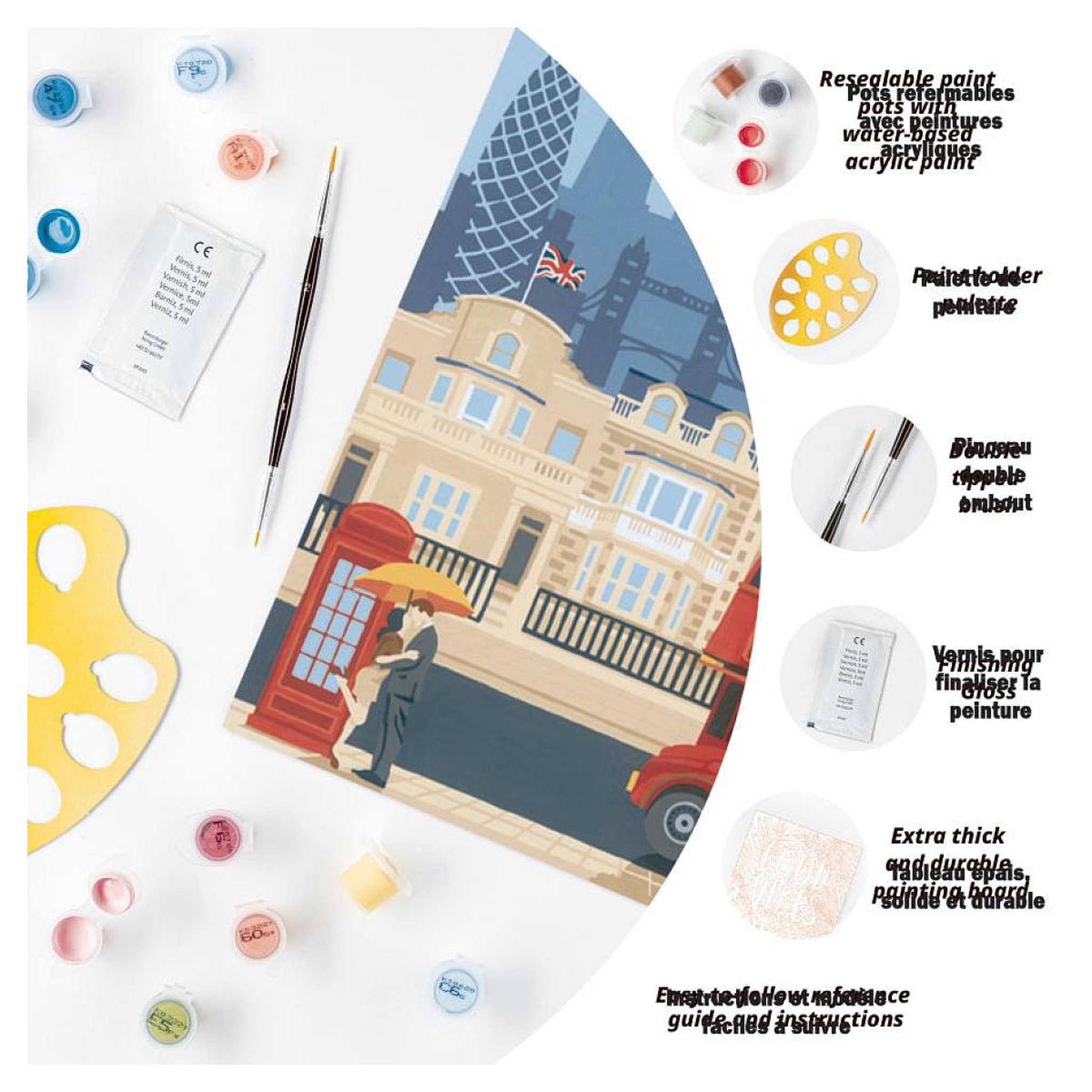 Voir la diapositive 5 : RAVENSBURGER Creart - 24x30 cm - london