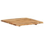 Voir la diapositive 4 : VIDAXL Dessus de table Bois d'acacia massif 58x(50-60)x2,5 cm