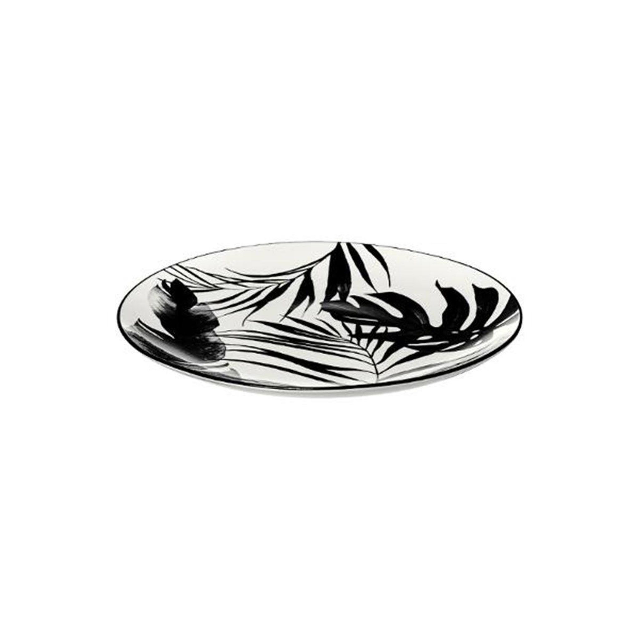 Voir la diapositive 4 : SECRET DE GOURMET Service de table 18 pièces  palme  26cm noir