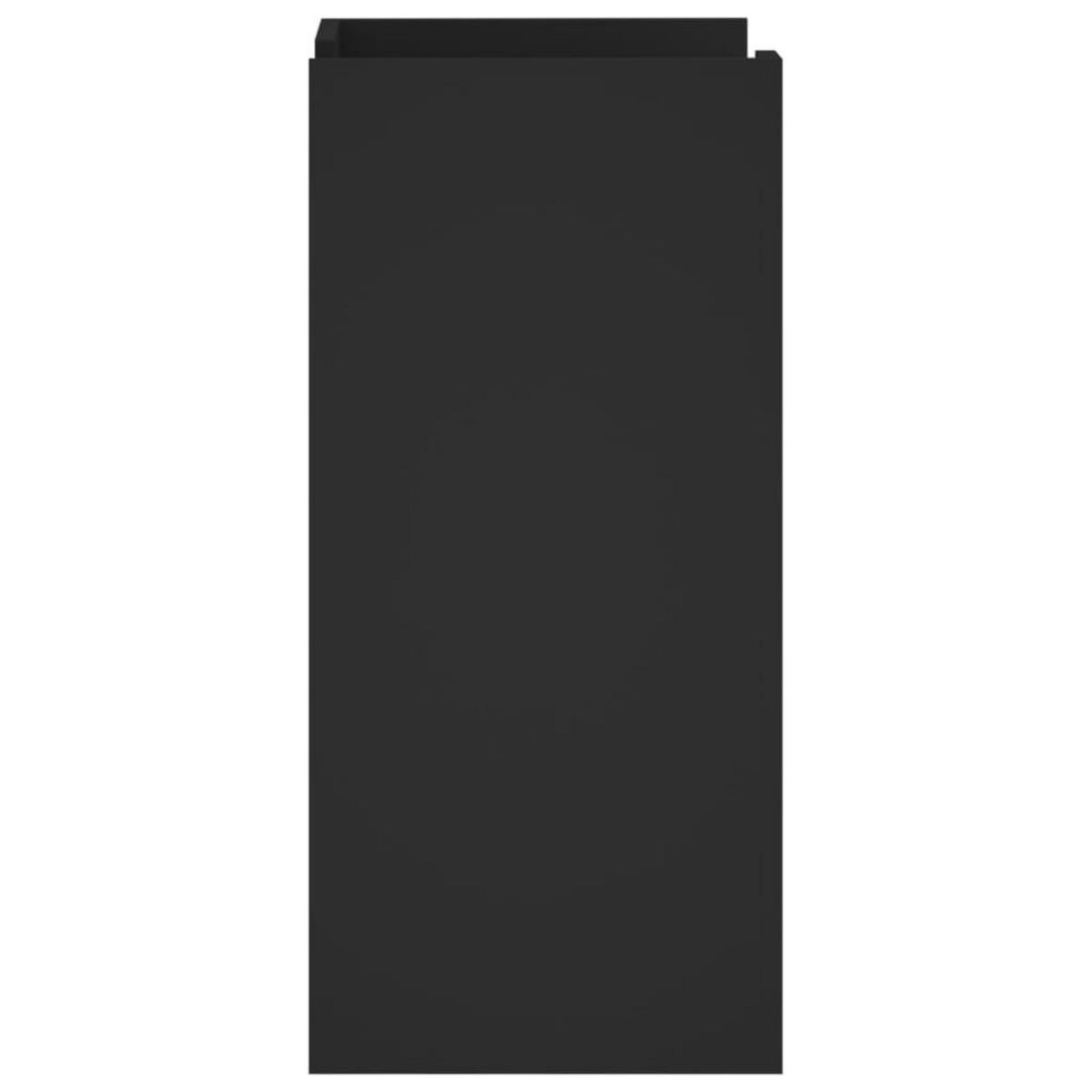 VIDAXL Buffet noir 45x35x75 cm bois d'ingenierie