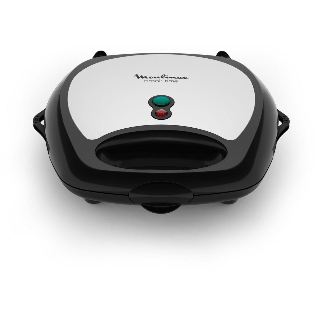 MOULINEX Gaufrier, croque monsieur breaktime +3 plaques SJ611810