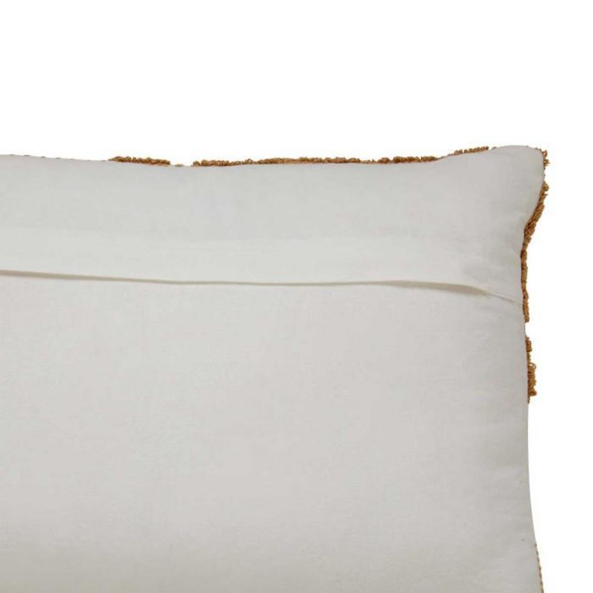 ATMOSPHERA Coussin Déco Tufté  Poppy  38x58cm Beige Lin