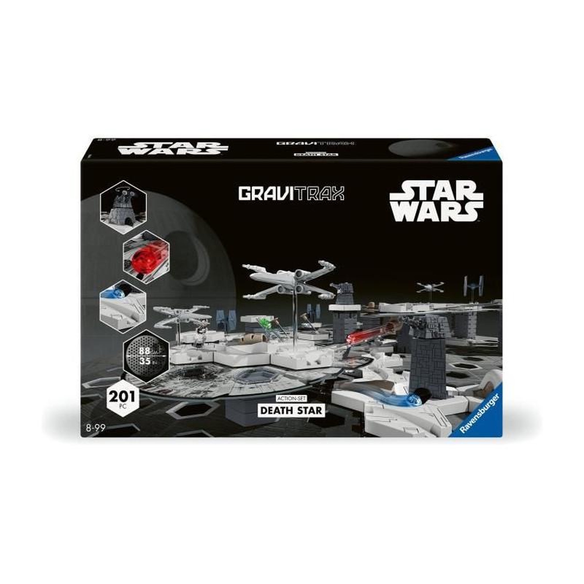 RAVENSBURGER Ravensburger-Gravitrax Star Wars Set-188 pieces-Circuit de billes-Jeu de construction-Parcours de billes-Des 8 ans-23860