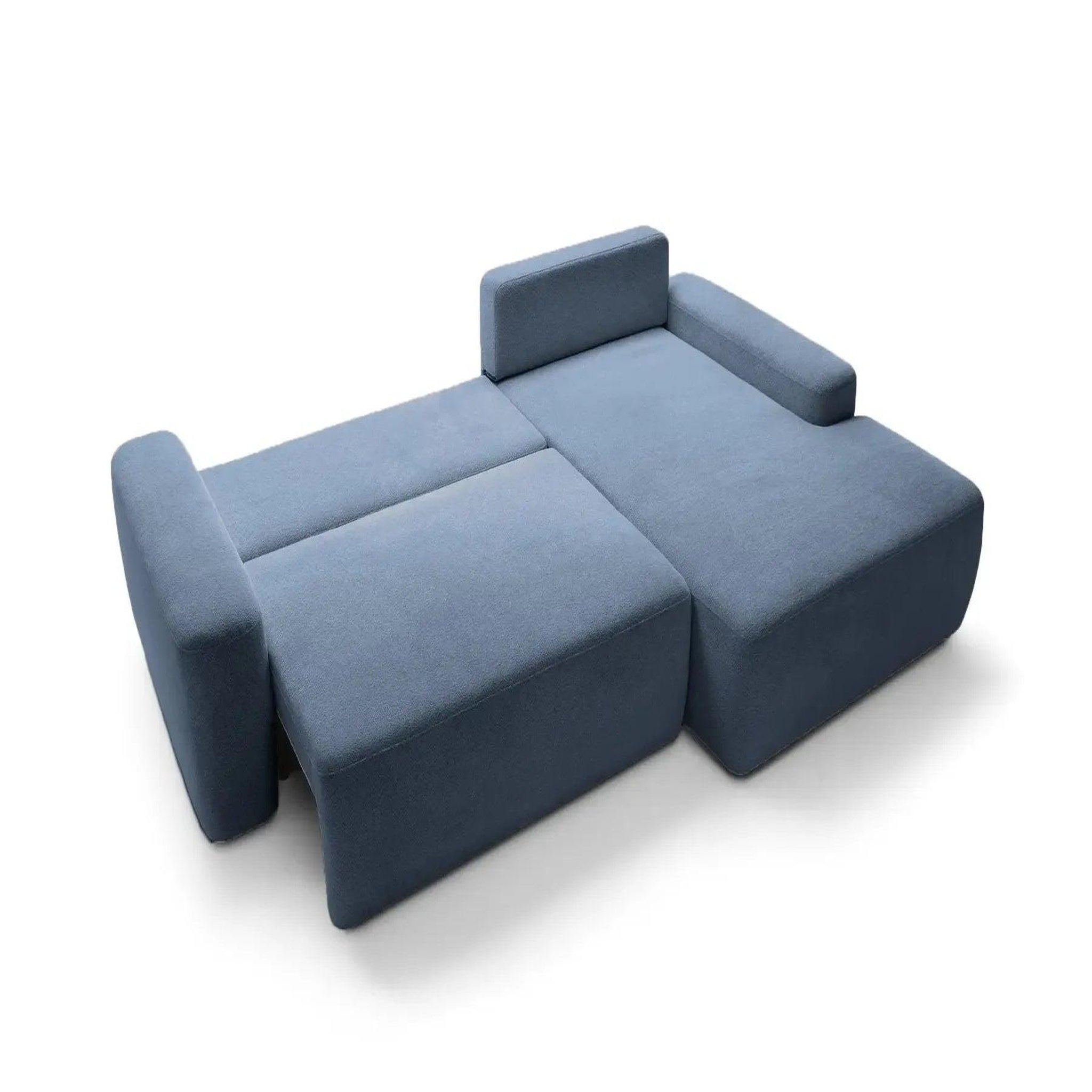 Voir la diapositive 6 : CASANOVA PARIS Ivy - canapé d'angle convertible tissu chiné
