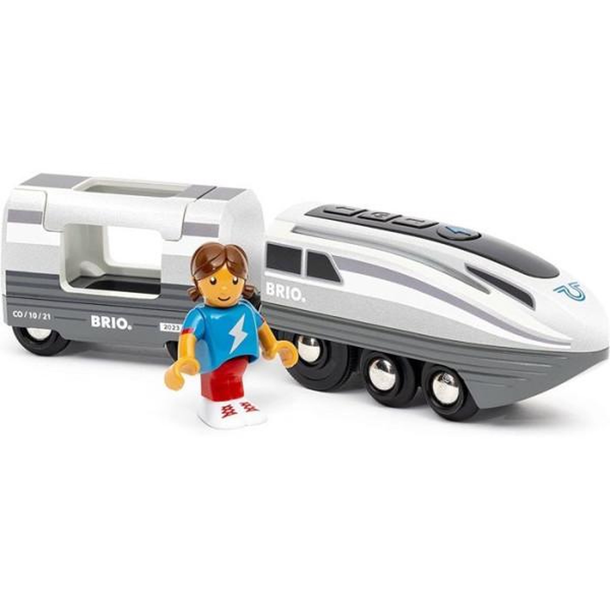 Voir la diapositive 2 : Brio Brio - train électrique locomotive a piles super rapide