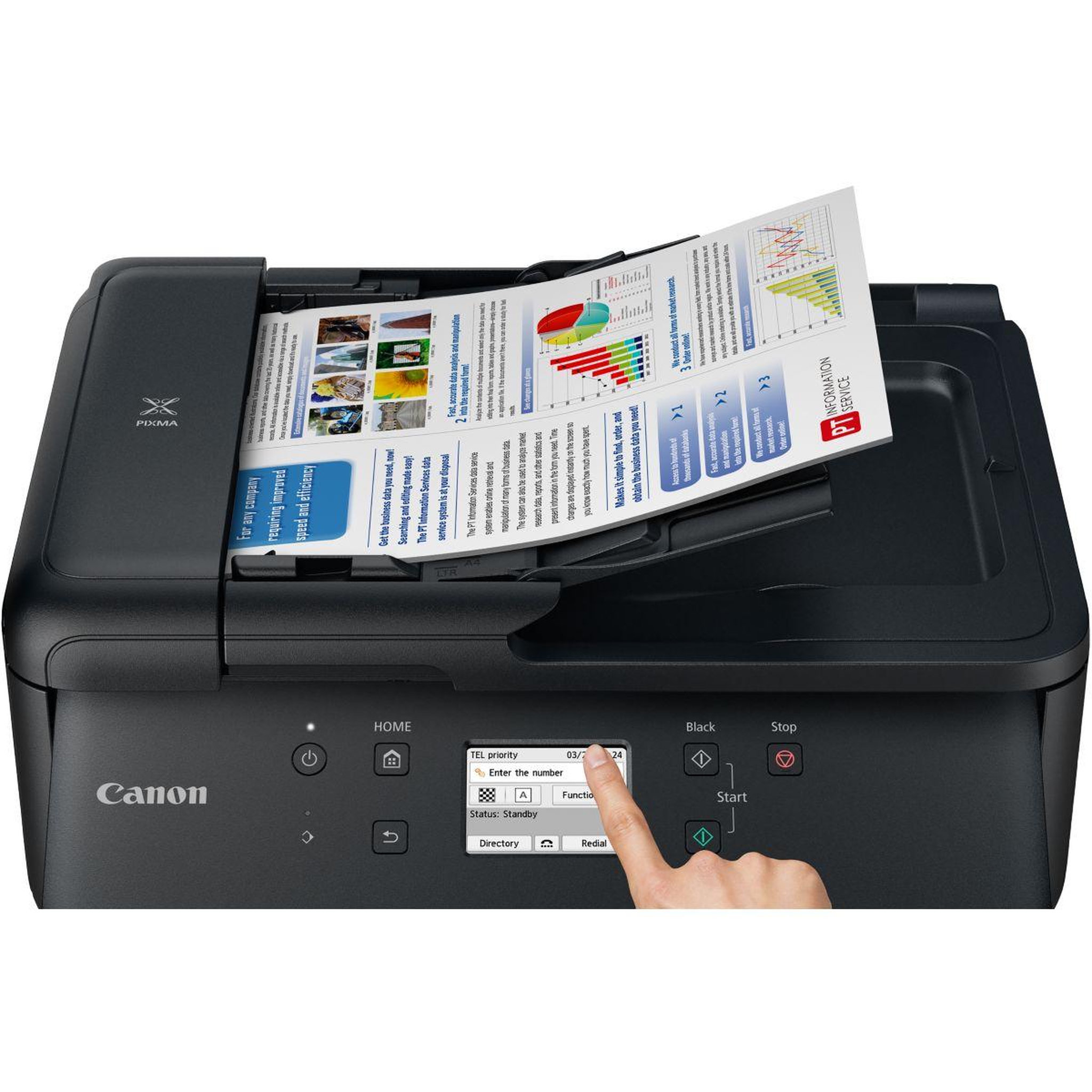 Voir la diapositive 4 : Canon Imprimante jet d'encre pixma tr7650